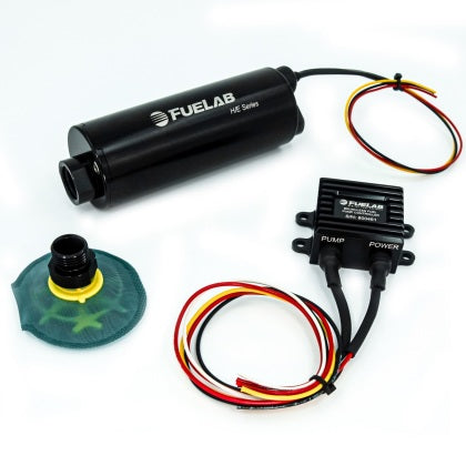 PHR PowerHouse Racing Fuelab In-Tank Twin Screw Brushless Fuel Pump Kit w/Remote Mount Controller/65 Micron - 1100 LPH