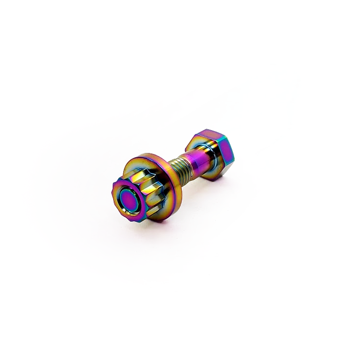 PHR PowerHouse Racing PHR Titanium Serpentine Belt Idler Pulley Bolt and Nut for 2JZ, 1JZ
