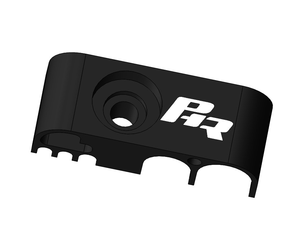 PHR PowerHouse Racing Under-Car Fuel Line Hanger, Single Feed, Return (Single)