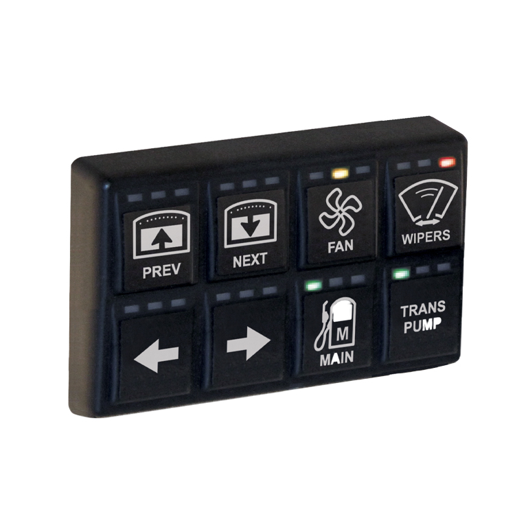 PHR PowerHouse Racing MoTeC 8 Position CAN Keypad