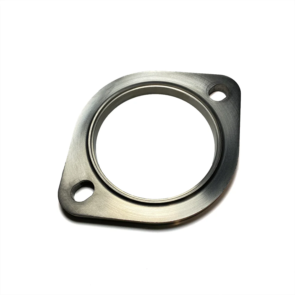 PHR PowerHouse Racing Flange, Titanium, 2-Bolt, Unthreaded, 3" Opening