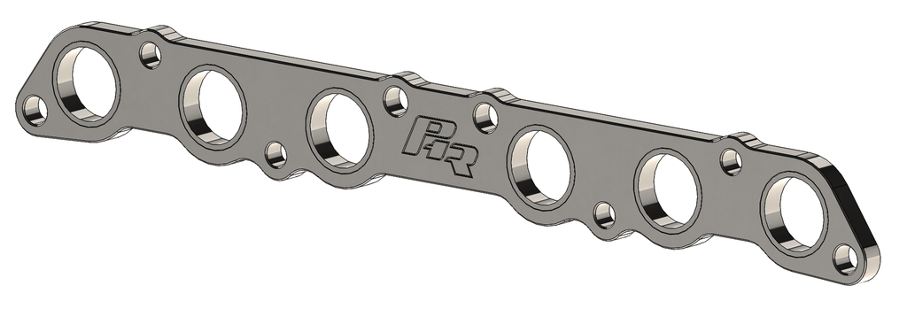 PHR PowerHouse Racing Turbo Manifold Flange, Stainless Steel, GE, 1.25 Schedule