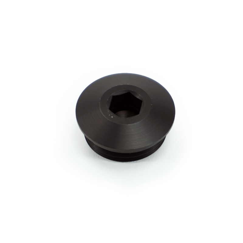 PHR PowerHouse Racing '-12ORB Plug, Aluminum, Anodized Black