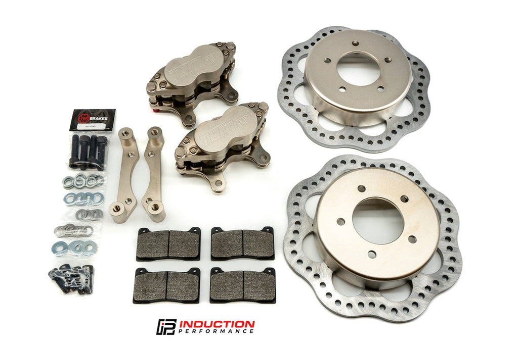PHR PowerHouse Racing 1993-98 Mark IV Toyota Supra IRS Rear Drag Brake Kit F3 4 Piston