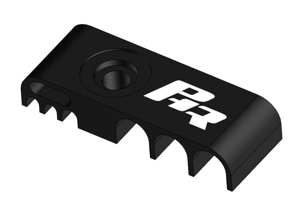 PHR PowerHouse Racing Under-Car Fuel Line Hanger, Dual Feed, Single Return (Single)