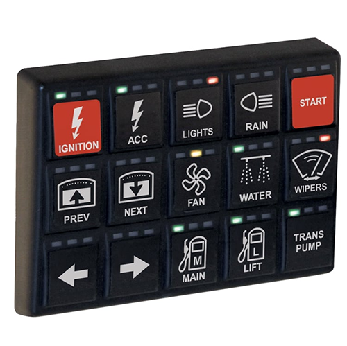 PHR PowerHouse Racing Motec 15 Position Keypad CAN
