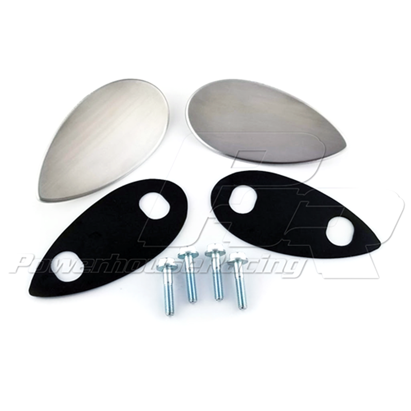PHR PowerHouse Racing PHR Billet Mirror Delete Kit for 93-98 Toyota Supra