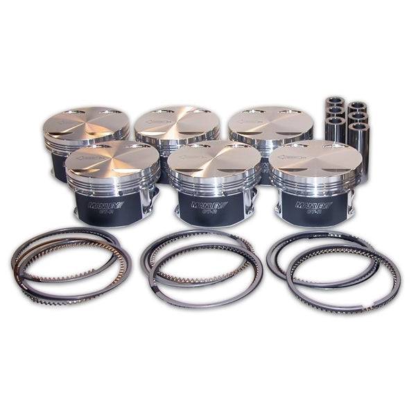 Manley EXTREME DUTY Forged Pistons Nissan GTR VR38DETT 99.5mm +4.0mm -2 cc 9.9:1 - Future Motorsports - ENGINE BLOCK INTERNALS - Manley Performance - Future Motorsports