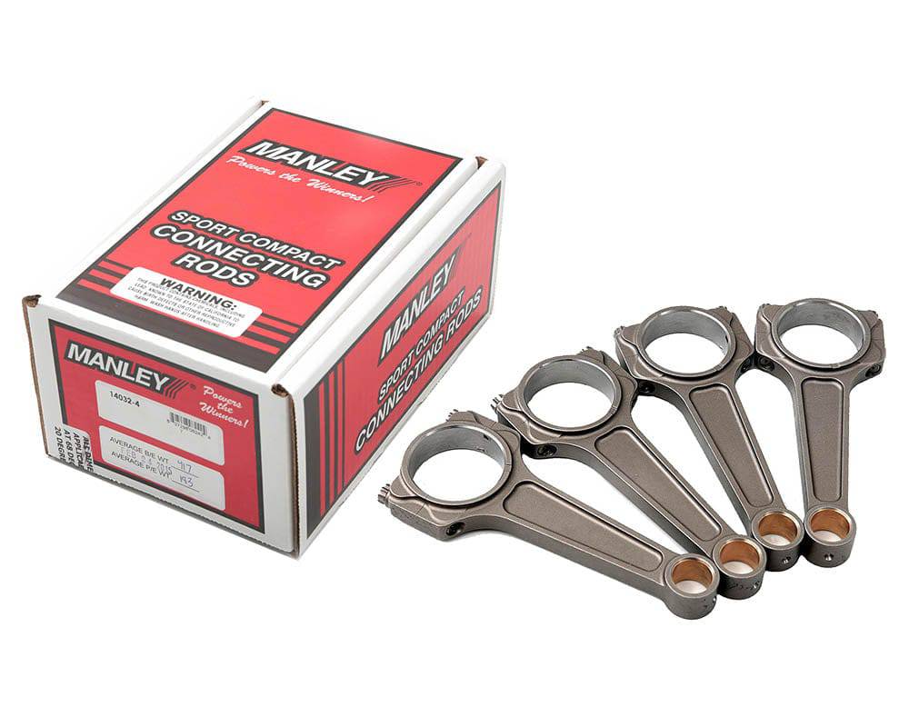 Manley Pro Series Turbo Tuff I Beam Connecting Rods Nissan SR20 - Future Motorsports - ENGINE BLOCK INTERNALS - Manley Performance - Future Motorsports