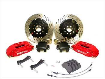 Stoptech FRONT 14'' 4 Piston Big Brake Kit Supra JZA80 - Future Motorsports - BRAKES - StopTech - Future Motorsports