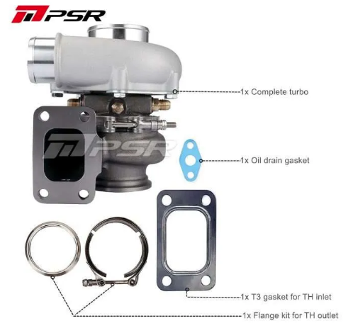 PULSAR Turbo PSR 30-900 6255G Dual Ceramic Ball Bearing Turbocharger (HP RATING 900)