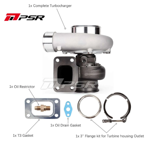 Pulsar Turbo PSR3584R GEN3 Turbo Ball Bearing Turbocharger