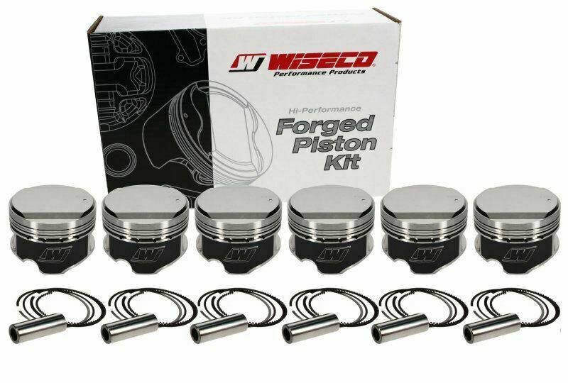 Wiseco AP Forged Pistons Nissan Skyline GTS R32 R33 R34 GTT RB25DET 86.25mm +0.25 mm 14 cc 8.4:1 - Future Motorsports - ENGINE BLOCK INTERNALS - Wiseco - Future Motorsports