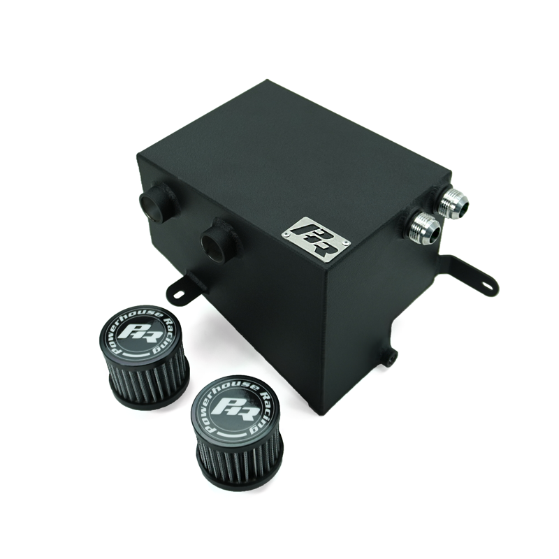 PHR XTM Breather Tank for Supra LHD - Wrinkle black powder coat