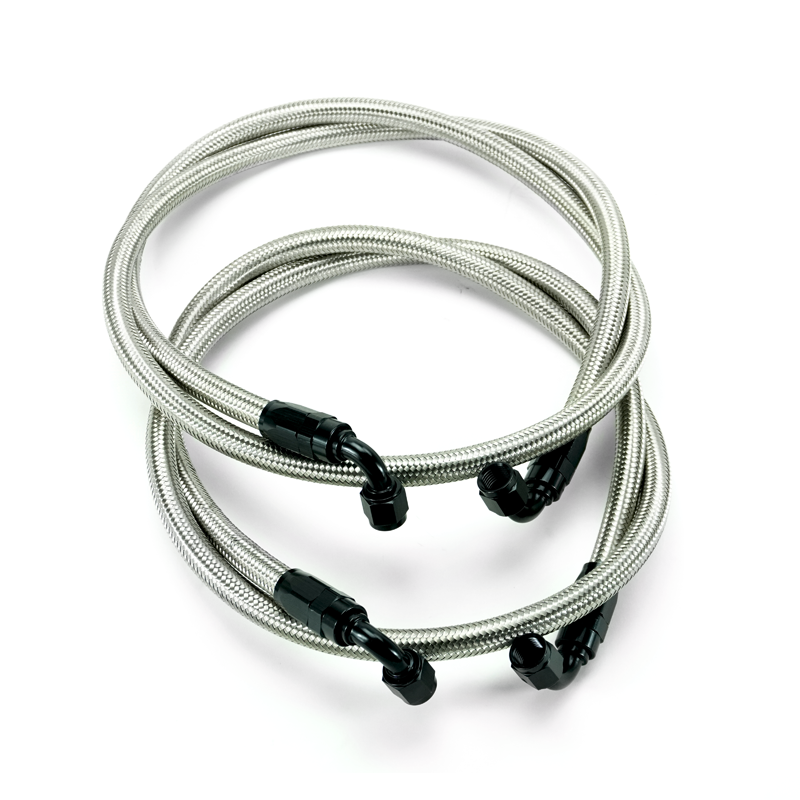 PHR Power Steering Cooler - Stainless braided lines