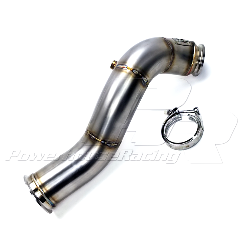 PHR 4.0" Stainless Mandrel Bent Downpipe - Manifold and turbine Specific