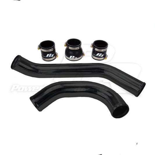 PHR 2.5" Street Torque Hot Side (Drop Down) Intercooler Pipe Kit for Greddy 3-Row Intercooler
- Gloss black powder coat