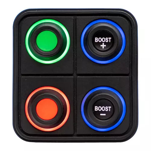 Link ECU 4 key (2x2) CAN Keypad with interchangeable 15mm inserts (sold separately) - Future Motorsports - ENGINE MANAGEMENT / ECU - LINK - Future Motorsports
