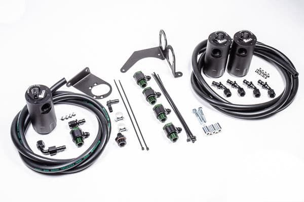 RADIUM ENGINEERING TRIPLE CATCH CAN KIT, NISSAN R35 GT-R, FLUID LOCK