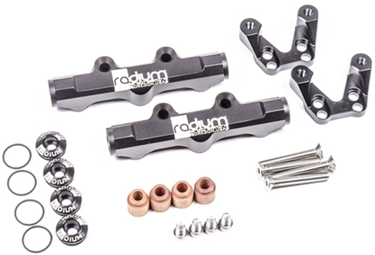RADIUM ENGINEERING FUEL RAILS, TOP FEED CONVERSION, SUBARU EJ V3-6
