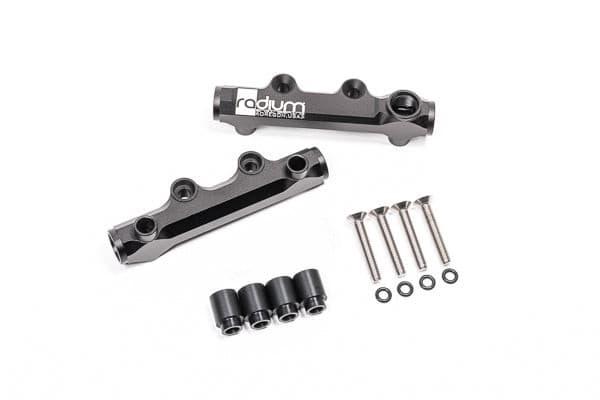 RADIUM ENGINEERING FUEL RAILS, TOP FEED UPGRADE, SUBARU EJ, TOP PORT