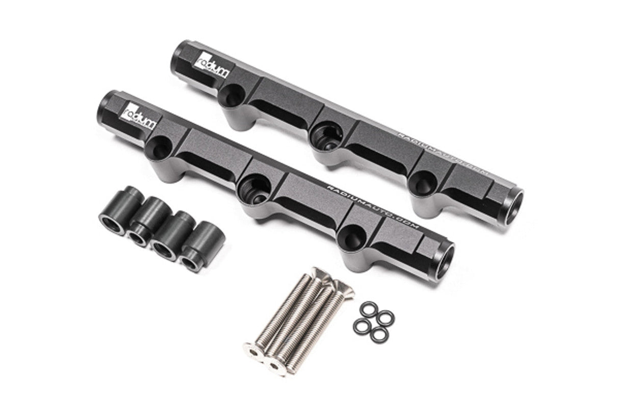 RADIUM ENGINEERING FUEL RAILS, TOP FEED UPGRADE, SUBARU PHASE-II EZ30 AND EZ36