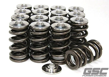 GSC Power Division Single Beehive Valve spring and Titanium Retainer Kit 4B11T