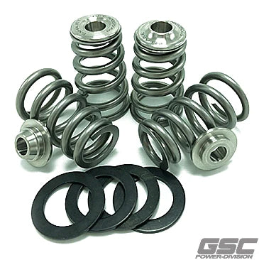 GSC Power Division Superfinished Conical Single Spring, Titanium Intake & Exhaust Retainer , with steel spring seat RACE ONLY VR38DETT