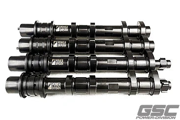 GSC Power Division Cam Set. Use with Upgraded Turbo Built head and Motor 750-1000whp, Upgraded Springs Required Subaru EJ207 JDM STI 2.0L