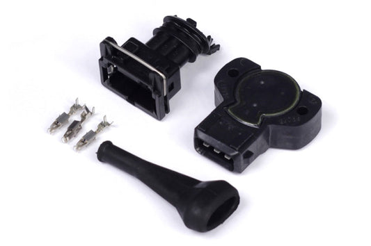 Haltech Throttle Position Sensor - Black CCW Rotation 8mm D-Shaft