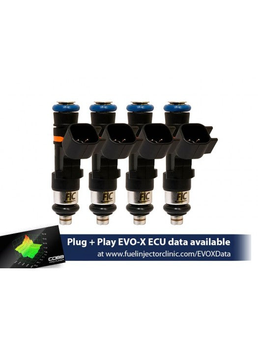 Fuel Injector Clinic (FIC) 650cc Injector Set for VW / Audi (4 cyl, 53mm) (High-Z)