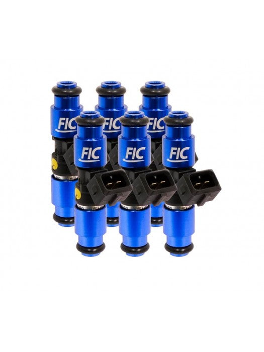 Fuel Injector Clinic (FIC) 1650cc Injector Set for VW / Audi (6 cyl, 64mm) (High-Z)