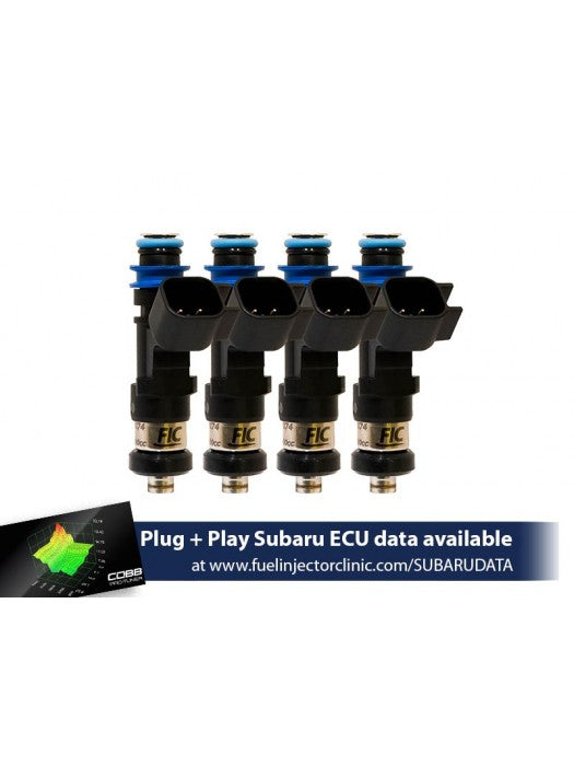 Fuel Injector Clinic (FIC) 775cc Subaru WRX('02-'14)/STi ('07+) Injector Set (High-Z)