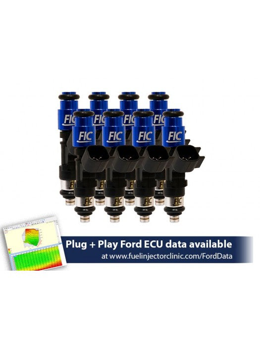 Fuel Injector Clinic (FIC) 525cc Injector Set for Ford F150 (1985-2003)/Ford Lightning (1993-1995)