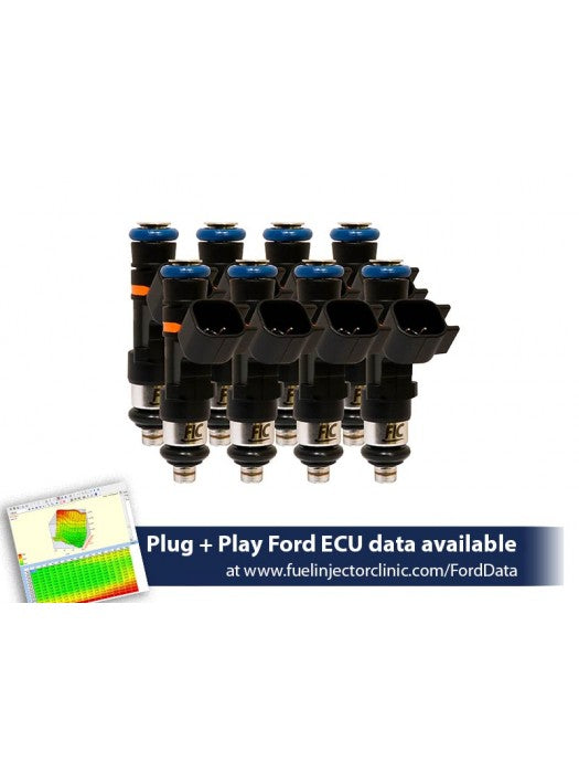 Fuel Injector Clinic (FIC) 775cc Injector Set for Ford Shelby GT500 (2007-2014) / Ford GT40 (2005-2006)(High-Z)