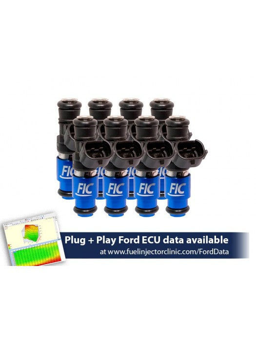 Fuel Injector Clinic (FIC) 2150cc Injector Set for Ford Shelby GT500 (2007-2014) / Ford GT40 (2005-2006)(High-Z)