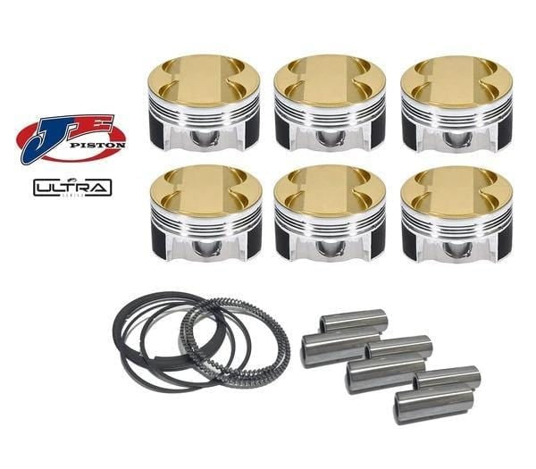 JE Ultra Series Forged Pistons Mitsubishi Evo 4 5 6 7 8 9 4G63T 85mm STD -5 cc 10.0:1