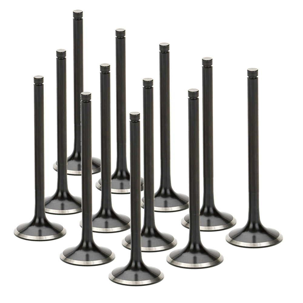 Supertech Nissan 350Z VQ35DE 32.35mm +1.0mm Dish Black Nitride Exhaust Valves Set of 12