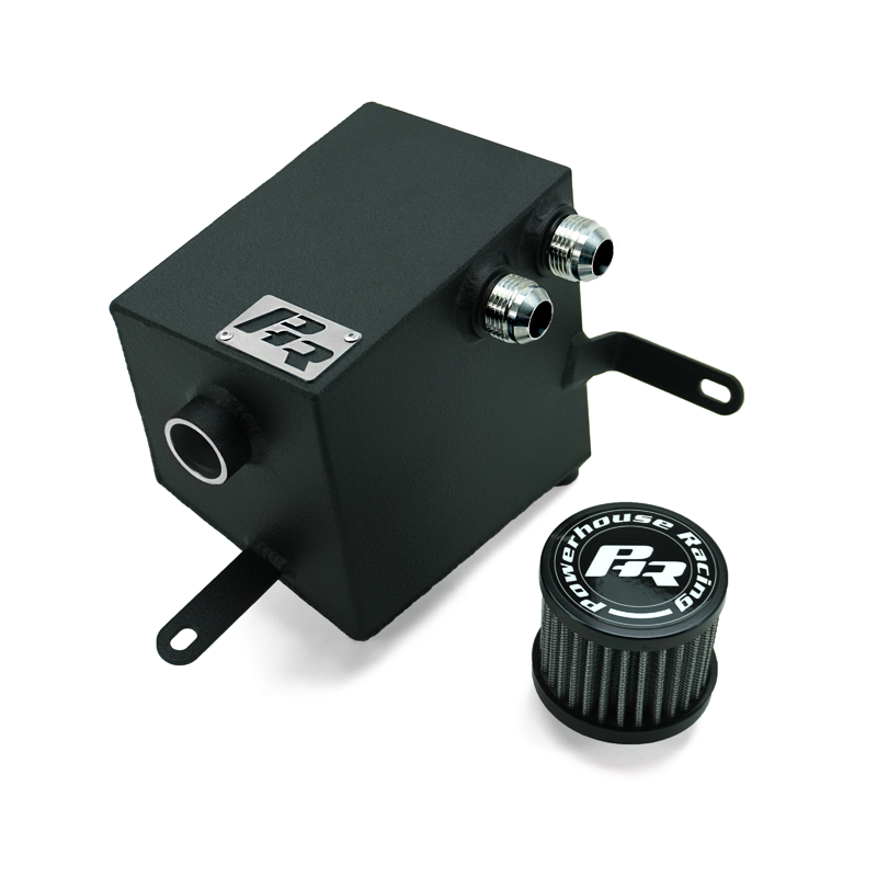 PowerHouse Racing (PHR) Gen 2 Breather Tank for Supra LHD
- Matte black powder coat