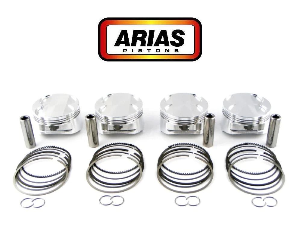 Arias Pistons Honda 1.8L B-Series Bore 3.307 CH 1.180 CR 7.3 Dome Head 41.6cc - Future Motorsports - ENGINE BLOCK INTERNALS - Arias Pistons - Future Motorsports
