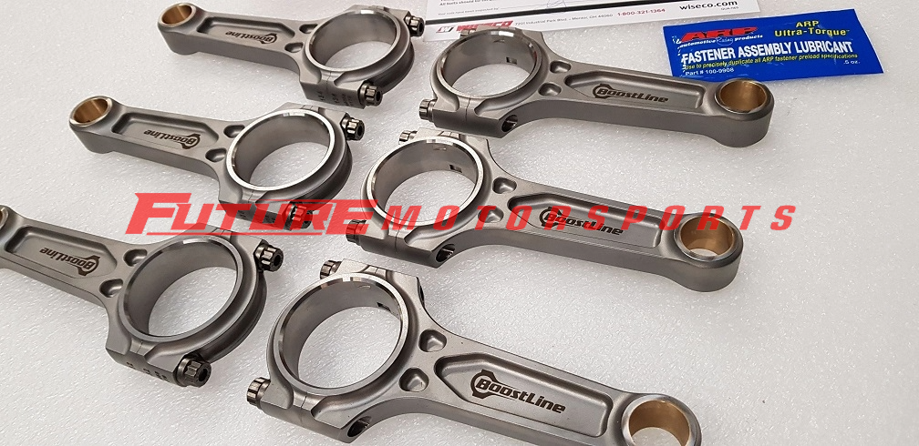 Boostline BMW S54B32 Connecting Rod Set, 139.00 mm Length ARP2000 BOLTS