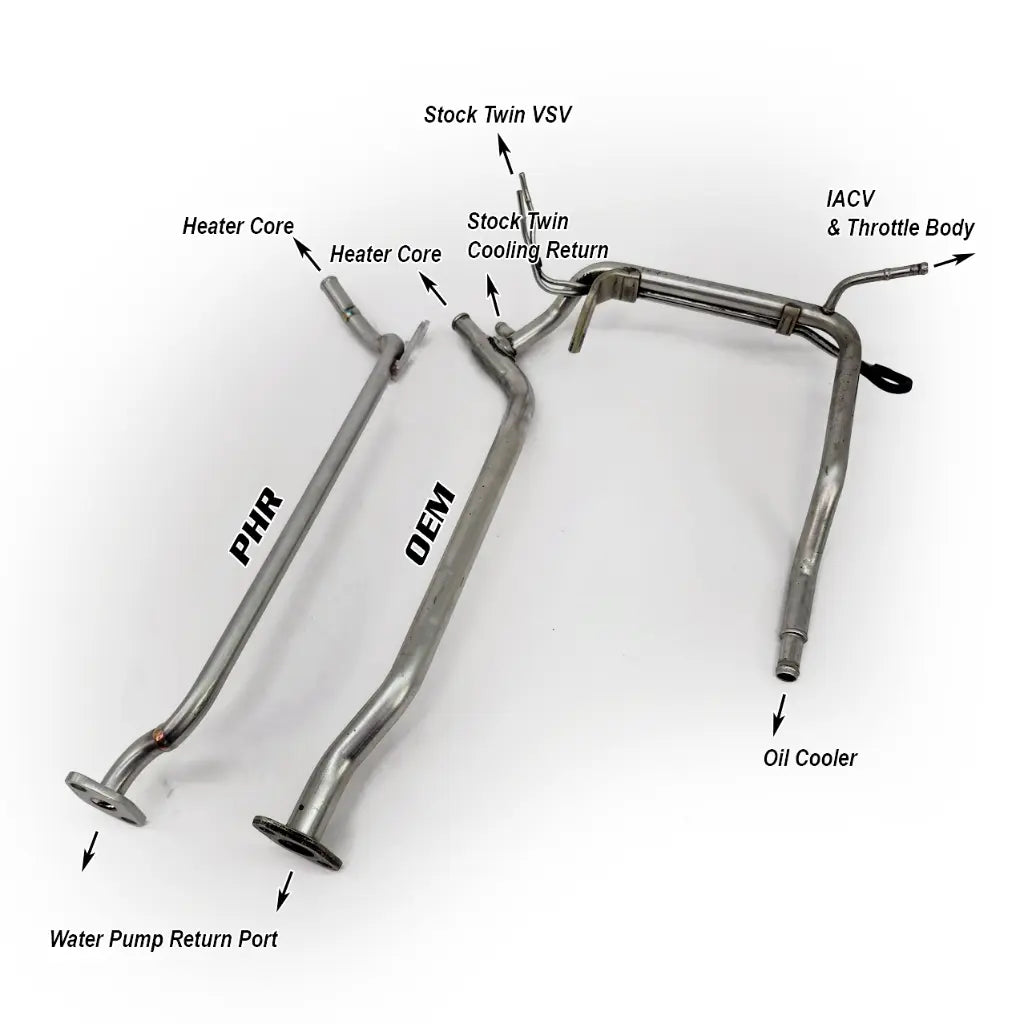 PHR Heater Return Pipe for 2JZ