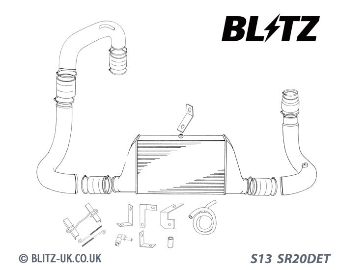 Blitz Standard Edition Intercooler - 200SX S13 SR20 DET