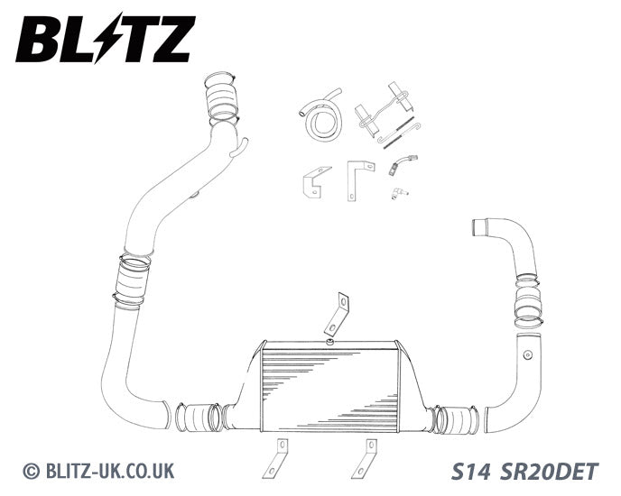 Blitz Standard Edition Intercooler - 200SX S14 & S15 SR20 DET