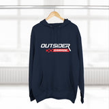 Three-Panel Fleece Hoodie