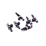 Deatschwerks Set of 6 Bosch EV14 1500cc high impedance injectors for Toyota Supra TT 93-98. For top feed conversion, 11mm O-ring.