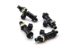 Deatschwerks Set of 4 Bosch EV14 1200cc Injectors for Honda Civic B/D/H 92-00 and Integra OBD I and II, B/D/H 91-01