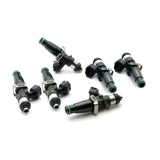 Deatschwerks Set of 6 high impedance 2200cc injectors for Toyota Supra TT 93-98. For top feed conversion, 11mm O-ring.