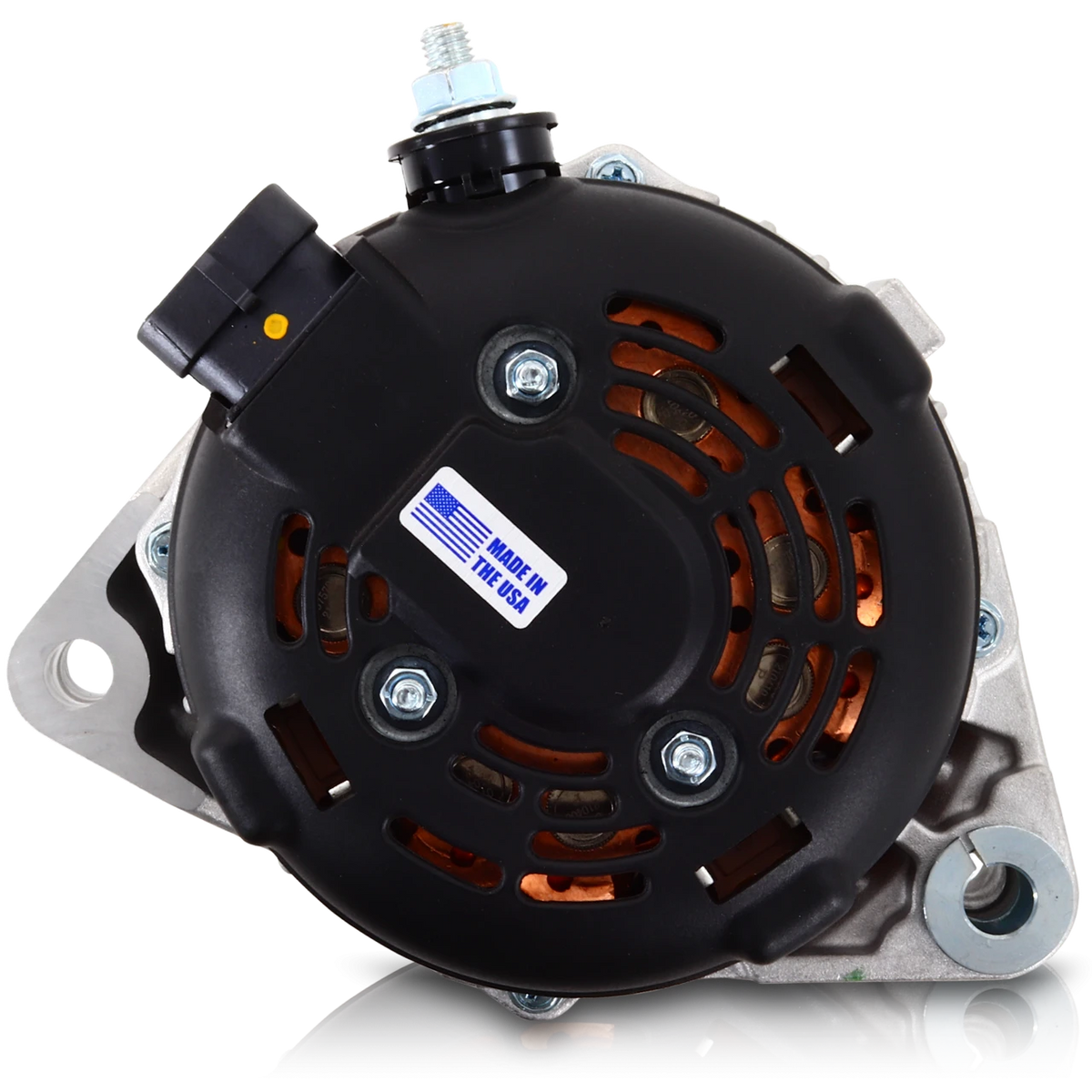 170 amp high output racing alternator for Toyota Supra 1JZ 2JZ - 1 wire turn on
