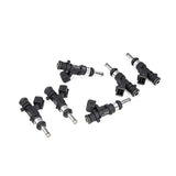 Deatschwerks Set of 6 1100cc Injectors for BMW E46 M52 1998-2000, BMW E90-E93 N52 2007-13, and Porsche 911 997.1 3.6L turbo 2005-09